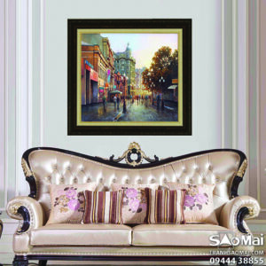 Tranh phố cổ Châu Âu - CA1