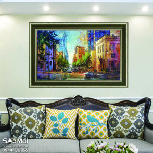 Tranh phố cổ Châu Âu - CA21