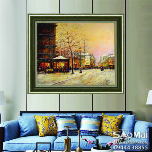 Tranh phố cổ Châu Âu - CA33