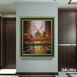 Tranh phố cổ Châu Âu - CA37