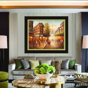 Tranh phố cổ Châu Âu - CA38