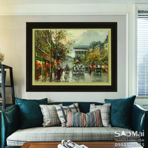 Tranh phố cổ Châu Âu - CA46