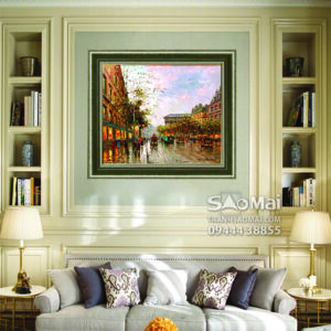 Tranh phố cổ Châu Âu - CA47