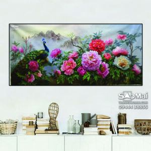 Tranh Hoa mẫu đơn - MĐ10