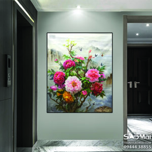 Tranh Hoa mẫu đơn - MĐ12
