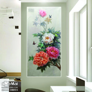Tranh Hoa mẫu đơn - MĐ13
