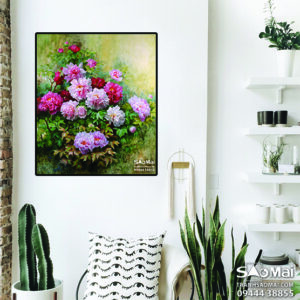 Tranh Hoa mẫu đơn - MĐ18