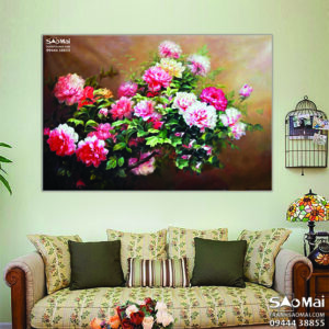 Tranh Hoa mẫu đơn - MĐ27