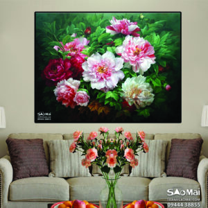 Tranh Hoa mẫu đơn - MĐ29