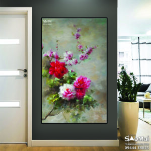 Tranh Hoa mẫu đơn - MĐ35