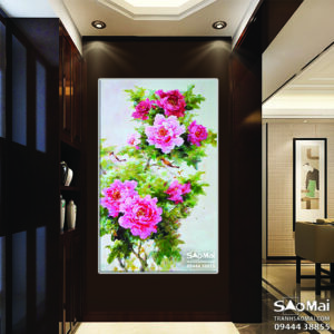 Tranh Hoa mẫu đơn - MĐ37