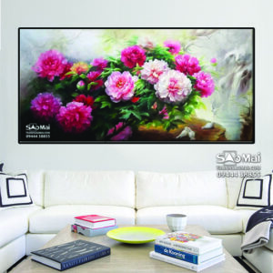 Tranh Hoa mẫu đơn - MĐ46