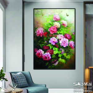 Tranh Hoa mẫu đơn - MĐ5