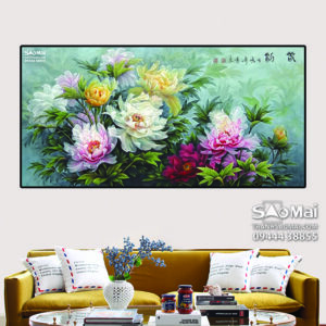 Tranh Hoa mẫu đơn - MĐ8