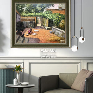 Tranh đồng quê tả thực - PCĐQ50