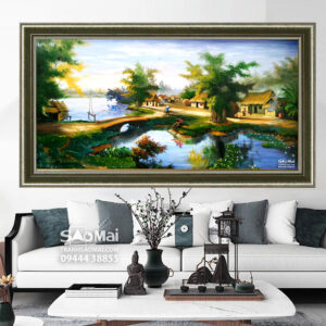 Tranh đồng quê tả thực - PCĐQ60