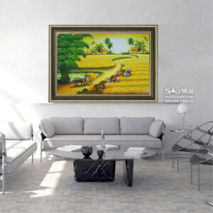 Tranh đồng quê tả thực - PCĐQ72Tranh đồng quê tả thực - PCĐQ72