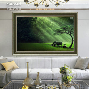 Tranh đồng quê tả thực - PCĐQ85