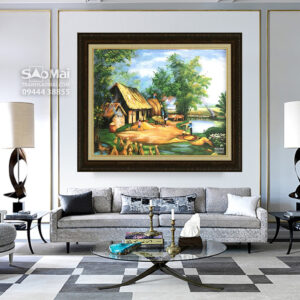 Tranh đồng quê tả thực - PCĐQ91