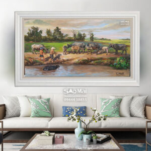 Tranh đồng quê tả thực - PCĐQ8